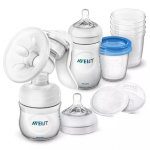 Avent kit tire lait manuel biberons + pots