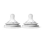 Avent natural ttines silicone dbit moyen + 0m lot de 2