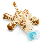 Avent sucette + doudou 0 - 6 mois girafe