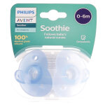 Avent sucettes soothie bleu lot de 2