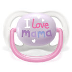 Avent sucette symtrique ultra air + 0m love mama rose lot de 2