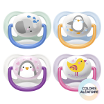 Avent sucette ultra air 0 - 6m mixte animaux lot de 2
