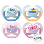 Avent sucette ultra air 0 - 6m mixte love mama lot de 2
