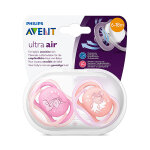 Avent sucette ultra - air licorne - fe 6 - 18 mois lot de 2