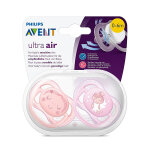 Avent sucette ultra - air poupe - fe 0 - 6 mois lot de 2