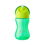 Avent tasse paille + 12 mois 300ml verte