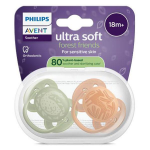 Avent ultra soft jour 18m + imprim� nature x2, sans bpa