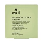 Avril shampooing solide purifiant cheveux gras 60g certifi� bio