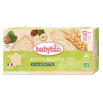 Babybio biscuits noisette + 12m bio 160g
