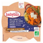 Babybio repas soir assiette butternut pomme de terre rouge fromage de brebis + 12m bio 230g Babybio repas soir assiette butternut pomme de terre rouge fromage de brebis + 12m bio 230g