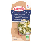 Babybio repas soir bol ecrasé pomme de terre courgette + 8m bio 2 x 200g Babybio repas soir bol ecrasé pomme de terre courgette + 8m bio 2 x 200g