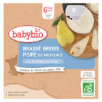 Babybio desserts lactés gourde brassé lait de brebis poire + 6m bio 4 x 85g Babybio desserts lactés gourde brassé lait de brebis poire + 6m bio 4 x 85g