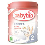 Babybio lait caprea lait de chèvre 2ème Âge bio 800g Babybio lait caprea lait de chèvre 2ème Âge bio 800g