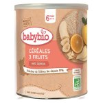Babybio crales pot 3 fruits quinoa + 6m bio 220g
