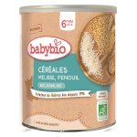 Babybio céréales pot mélisse fenouil blé avoine riz + 6m bio 220g Babybio céréales pot mélisse fenouil blé avoine riz + 6m bio 220g