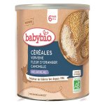 Babybio crales pot verveine fleur d'oranger camomille bl avoine riz + 6m bio 220g