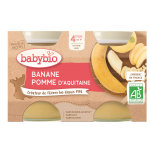 Babybio fruits pot pomme banane + 4m bio 2 x 130g Babybio fruits pot pomme banane + 4m bio 2 x 130g