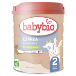 Babybio lait de chvre caprea 2me ge bio 800g