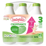 Babybio lait croissance lait de vache 3�me �ge bio 6 x 1l