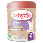 Babybio lait infantile optima 2ème Âge bio 800g Babybio lait infantile optima 2ème Âge bio 800g