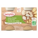Babybio lgumes pot chou fleur pomme de terre + 6m bio 2 x 130g