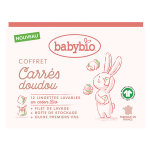 Babybio soins lingettes lavables en coton bio 12 units + filet de lavage