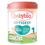 Babybio optigest 1 - formule épaissie à l'amidon - au lait de vache français - 800g Babybio optigest 1 - formule épaissie à l'amidon - au lait de vache français - 800g