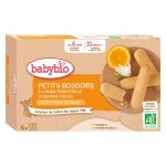 Babybio biscuits boudoirs  l'huile essentielle d'orange douce + 8m bio 120g
