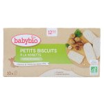 Babybio biscuits � la noisette + 12m bio 160g