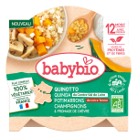 Babybio quinotto végétal quinoa potimarrons verts champignons fromage bio 230g Babybio quinotto végétal quinoa potimarrons verts champignons fromage bio 230g