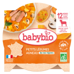 Babybio repas midi assiette navarin de petits légumes agneau + 12m bio 230g Babybio repas midi assiette navarin de petits légumes agneau + 12m bio 230g