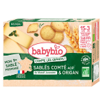 Babybio sabl�s comt� du massif jurassien origan - 72g