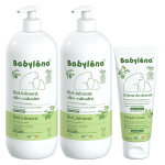 Babylena duo essentiel change : liniment olo - calcaire bio 2x1l + crme change bio 75ml