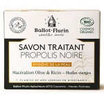 Ballot - flurin hygine et soins savon traitant propolis noire bio 100g