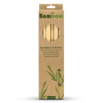 Bambaw maison & cuisine pailles en bambou 22cm 12 units