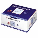 Bd micro - fine seringue insuline 1ml 12, 7x0, 33mm 100 units