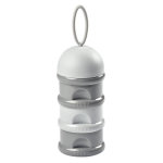 Baba biberonnerie boite doseuse de lait empilable gris