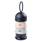 Baba biberonnerie boite doseuse de lait empilable rose noir