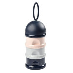 Baba biberonnerie boite doseuse de lait empilable rose noir