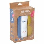 Béaba maison lange en coton teckel 3 unités Béaba maison lange en coton teckel 3 unités