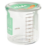 Baba portion maxi + pot de conservation en tritan gris 420ml