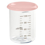Baba portion pot de conservation en tritan rose 120ml