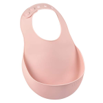 Baba repas bavoir silicone vieux rose