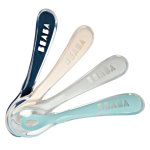 Béaba repas set de 4 cuilllères silicone 2ème Âge Béaba repas set de 4 cuilllères silicone 2ème Âge