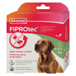 Beaphar fiprotec solution antiparasitaire spot - on chien grande race 4 units x 2, 68ml