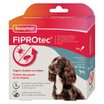 Beaphar fiprotec solution antiparasitaire spot - on chien moyenne race 4 units x 1, 34ml