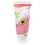 Beaphar shampooing chat et chaton huile d'avocat et de rose bio 200ml