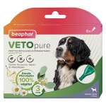 Beaphar vetopure pipette r�pulsive antiparasitaire chien grande race 6 unit�s