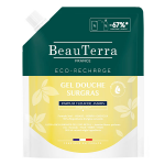 Beauterra gel douche surgras parfum fleur de jasmin eco - recharge 1l