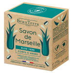 Beauterra savon de marseille solide aloe vera 100g Beauterra savon de marseille solide aloe vera 100g